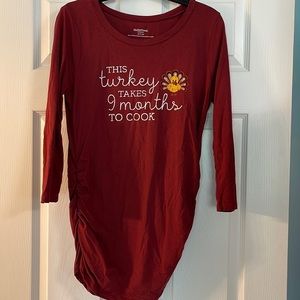 Small maternity shirt